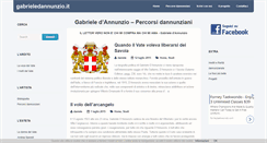 Desktop Screenshot of gabrieledannunzio.it